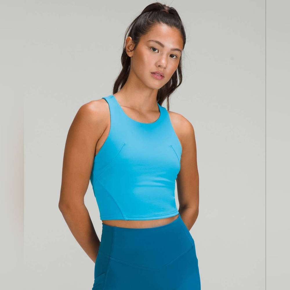 Lululemon Invigorate Training Tank Top  Turquoise Tide Blue Size 0